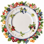 Berry Blossom Wreath 2'li Amerikan Servis - Görsel 5