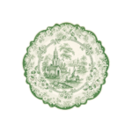 Green Touile de Jouy  2'li Kokteyl Servis - Görsel 2