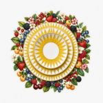 Berry Blossom Wreath 2'li Amerikan Servis - Görsel 3