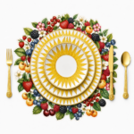 Berry Blossom Wreath 2'li Amerikan Servis