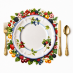 Berry Blossom Wreath 2'li Amerikan Servis - Görsel 4