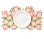 Blush Tulips 2'li Amerikan Servis - Görsel 6